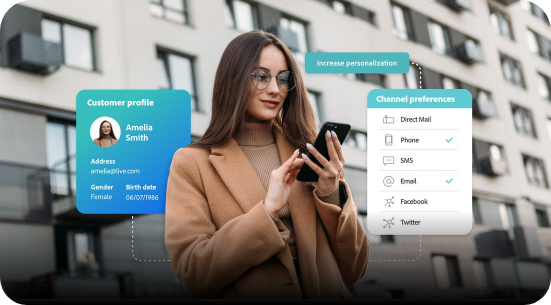 Increase personalization