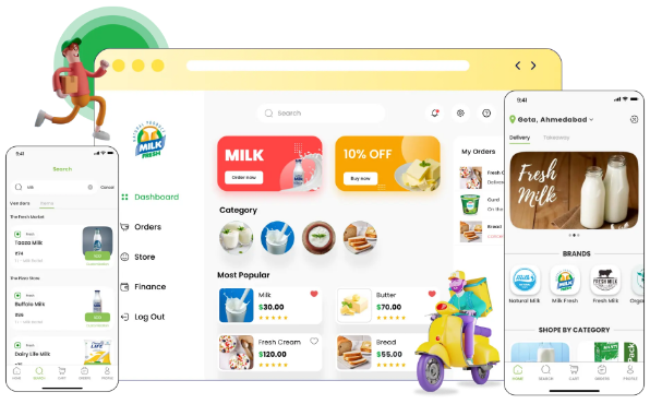 On-Demand Milk Delivery App Development Company